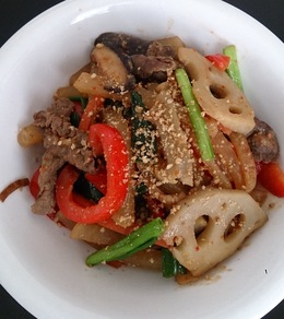 からだの芯から温まる、牛肉と根菜のプルコギ風炒め×チョン・キョンファ（ヴァイオリン）